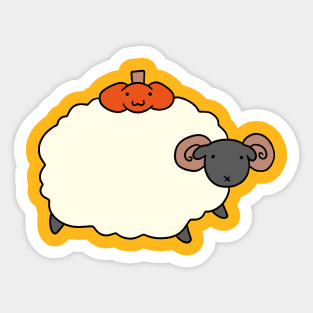 Pumpkin Ram Sticker